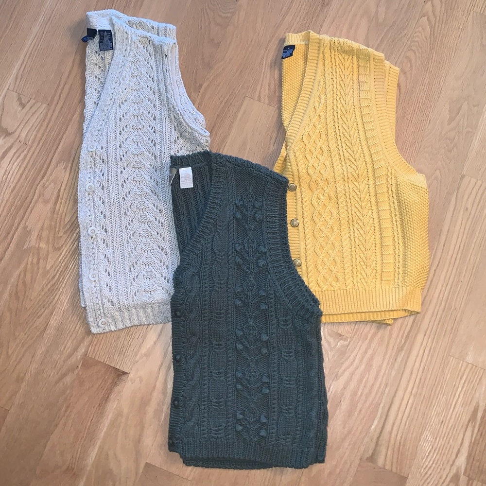 Set of Three Sweaters